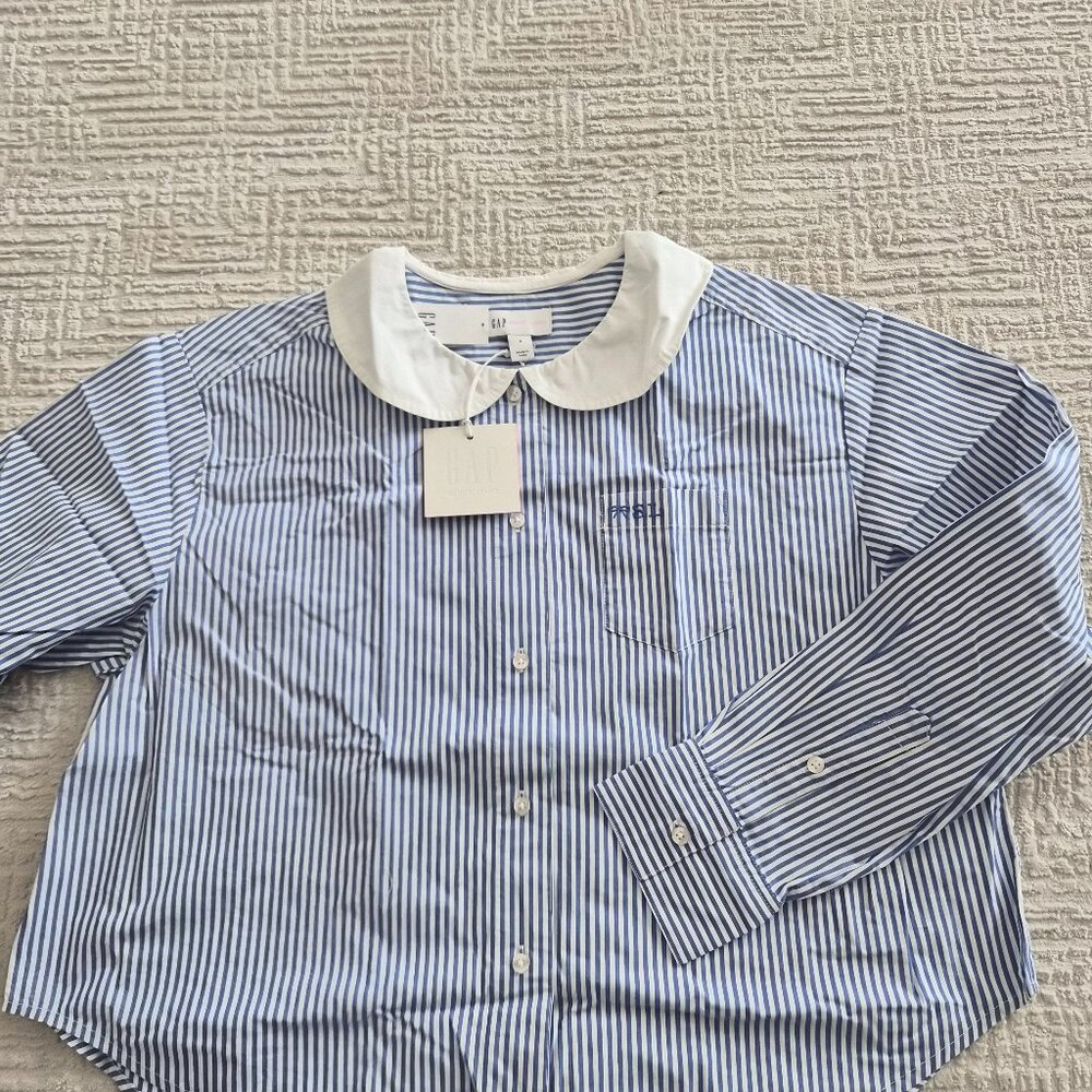 Sandy Liang x Gap poplin oversized shirt - Picture 1 of 3